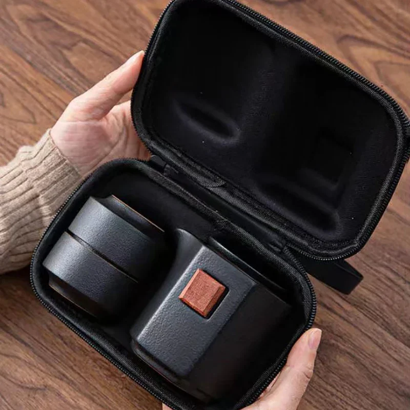 Дорожный чайный сервиз Портативный кунг-фу Стеклянный чайник Чайник