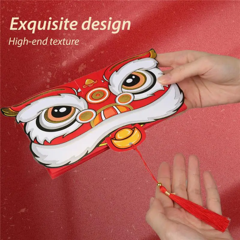 Весенний фестиваль HongBao год Тигра складной красный конверт Индивидуальный