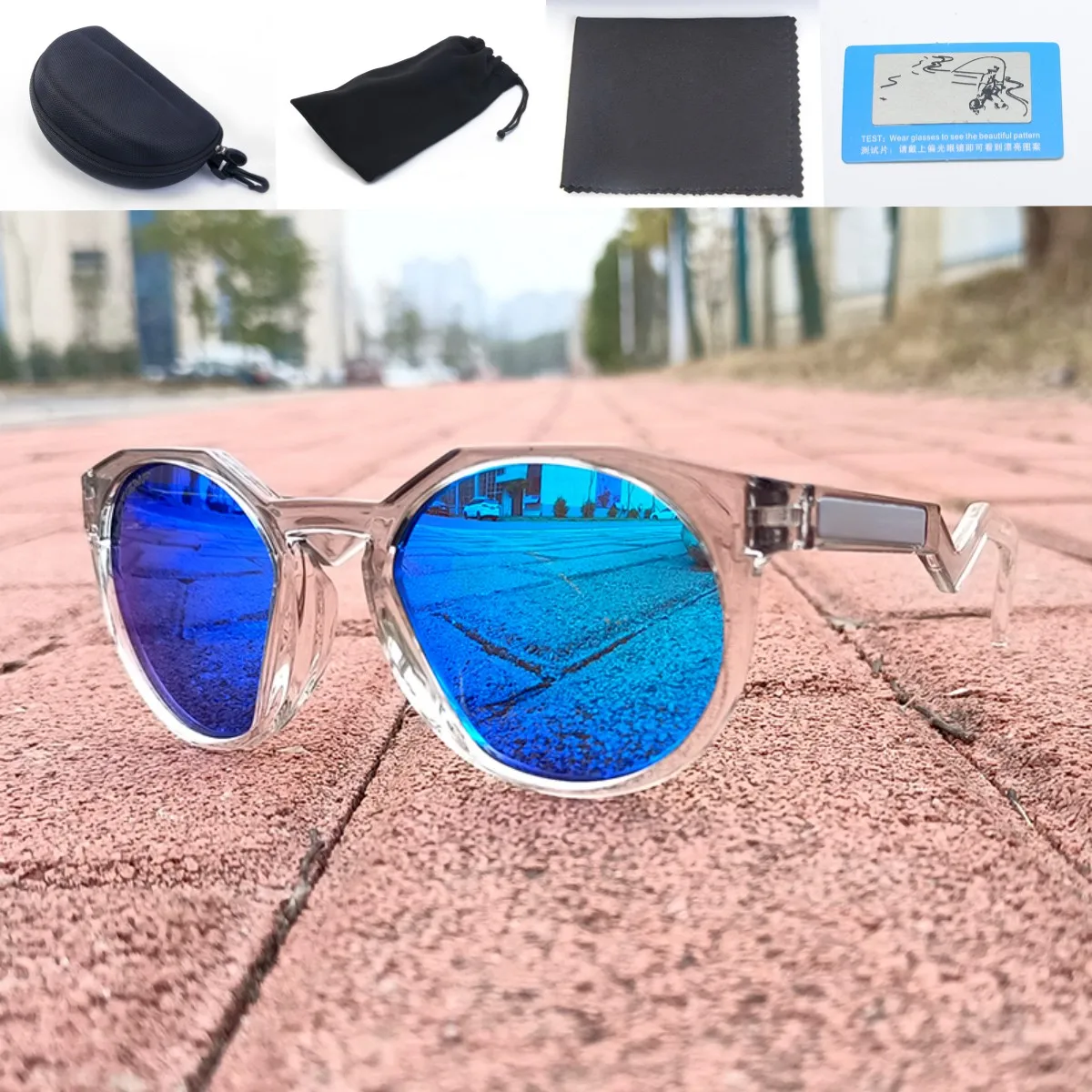 

High-quality Brand Cycling Glasses 2023 New Polarized UV400 Sunglasses Unisex Outdoor Fishing Running Mountaineering Goggles Set