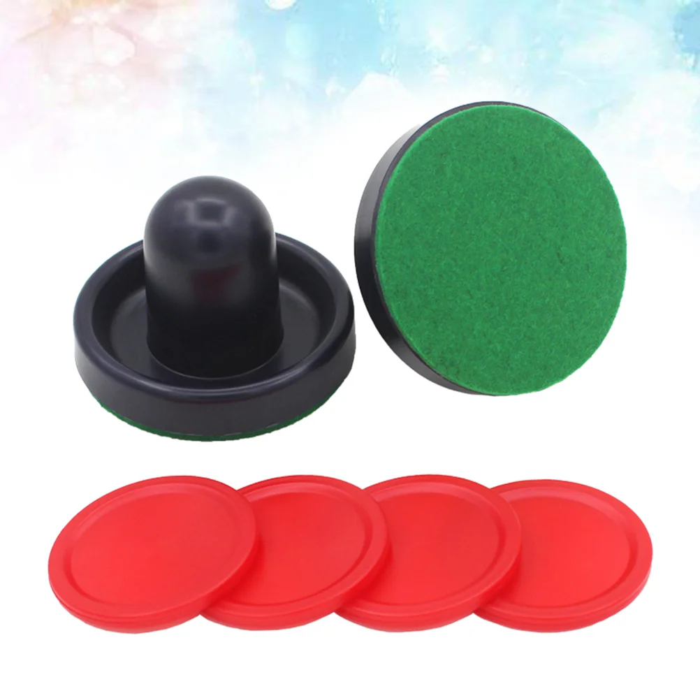 

76MM Air Hockey Pushers Pucks Replacement for Game Tables Goalies Header Kit Air Hockey Equipment Accessories (Dark Blue)