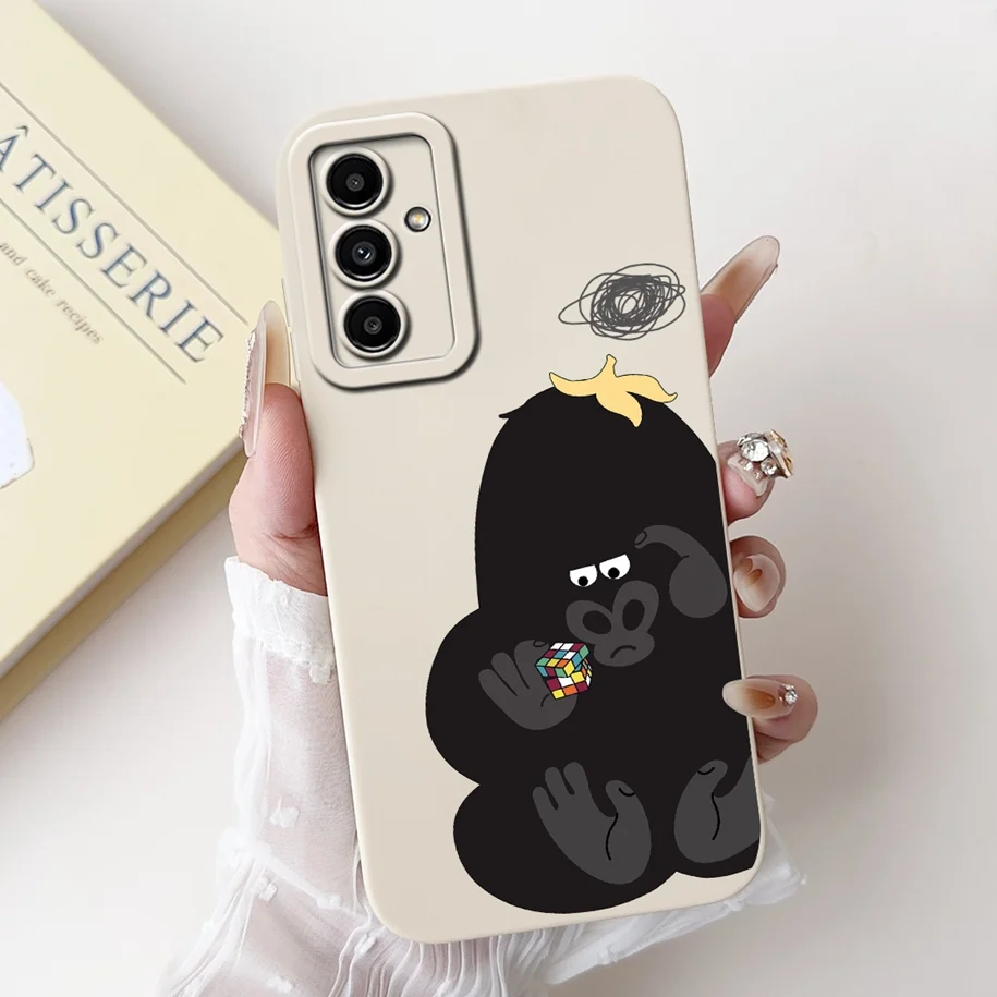 Чехол для Samsung Galaxy M14 M34 задняя крышка с милым рисунком панды астронавта объектива