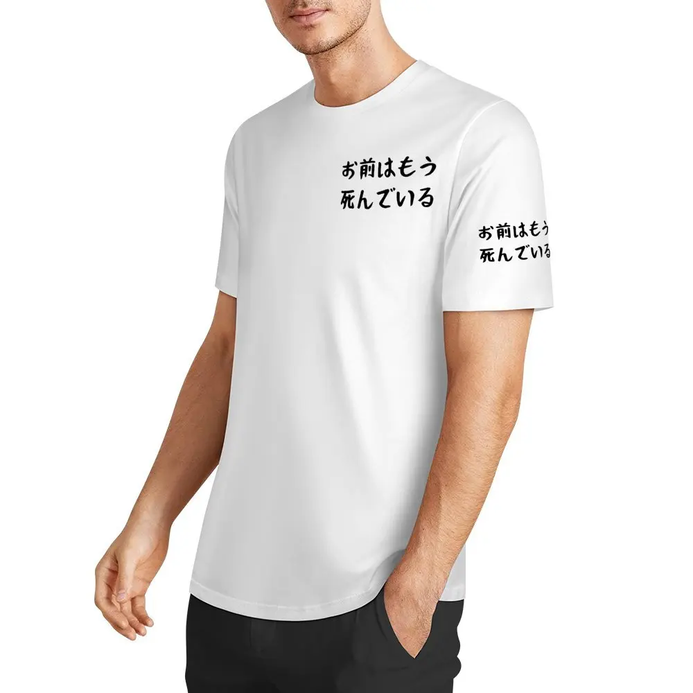 Женская футболка с круглым вырезом в японском стиле