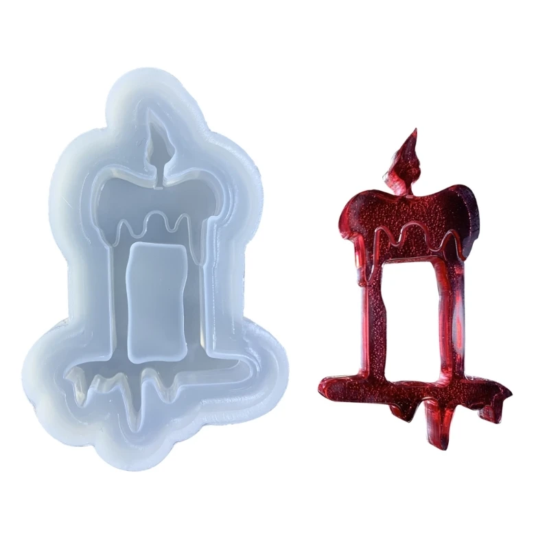 

DIY Candle Ornament Quicksand Silicone Epoxy Mold DIY Keychain Pendant Jewelry Crafting Mould for Valentines Love Gift
