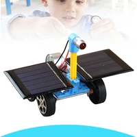 kids diy diy solar car assembling model educational material kits science technology toy puzzle building blocks for children