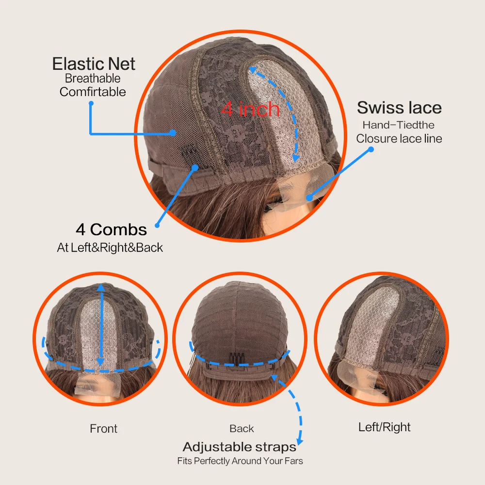 Высокое качество ежедневный темный корень шелковистый плотность 150