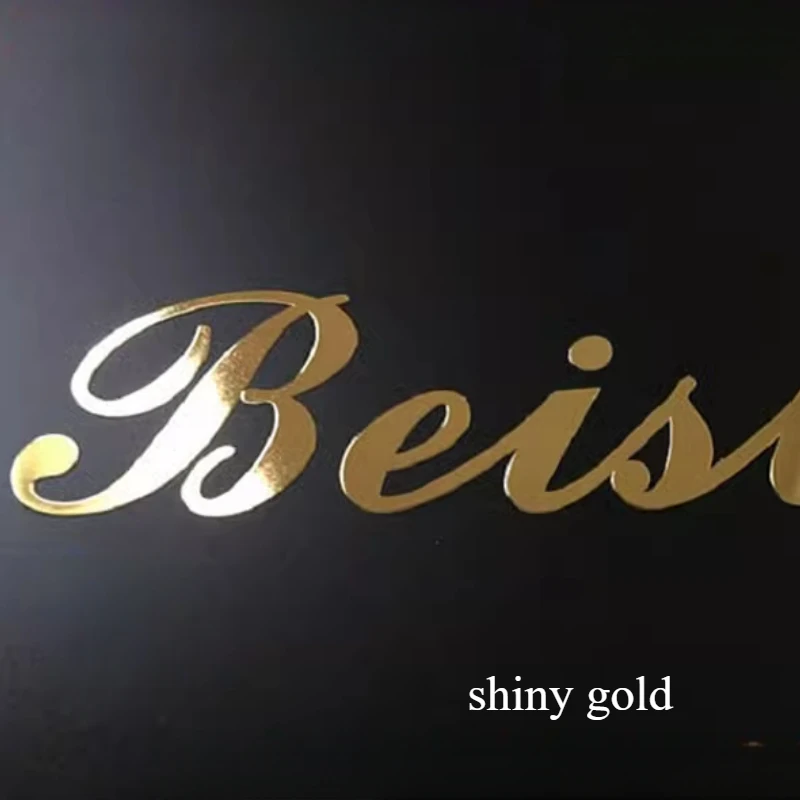 

100 шт., наклейки для переноса логотипа, индивидуальные золотые фольгированные серебряные УФ-печатки, 3D-наклейки, водонепроницаемые