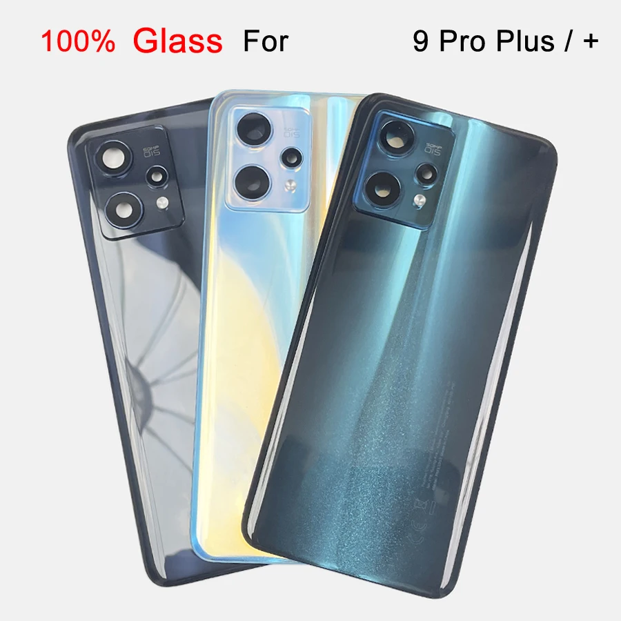 Фото A +++ для Realme 9 Pro + крышка батарейного отсека с рамкой камеры для Realme 9 Pro plus задний корпус, сменная крышка телефона №1