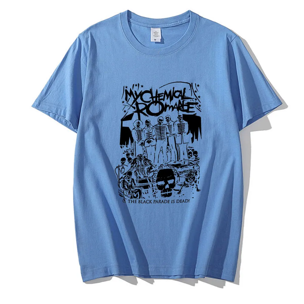 

Oversized T Shirt Female My Chemical Romance Mcr Dead Women's T-Shirt Black Parade Punk Rock Fashion Top Summer Clothing