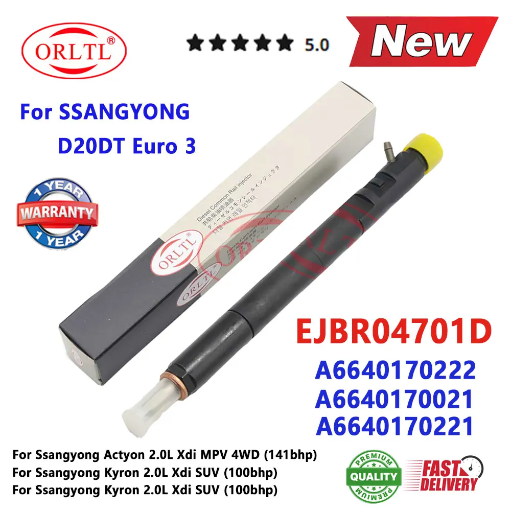 

Новая дизельная форсунка EJBR04501D EJBR03401D EJBR04701D EJBR04601D EJBR02601Z EJBR04401D для DeIphi SSANGYONG Euro 3/4