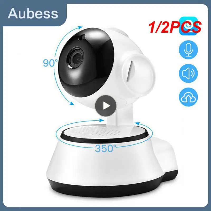 

1/2PCS Hamrolte 1080P Baby Monitor Mini Pan/Tilt Wifi IP Camera Auto Tracking Two Way Audio Motion Detection Remote Access V380