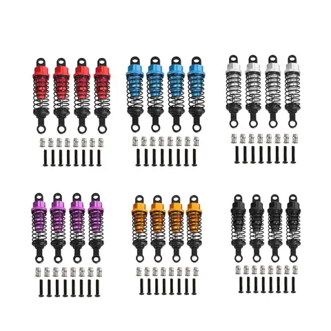 4 шт. металлические масляные амортизаторы для радиоуправляемых автомобилей MN98 MN99S MN82