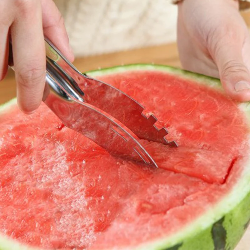 Нож для нарезки арбуза кухонные гаджеты нержавеющая сталь мускусная дыня