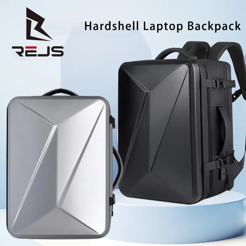 Waterproof 17.3 Inch Laptop Backpack Hard Shell Men Anti-Theft Backpack with Usb Charging Gaming Expandable Travel Business Bag