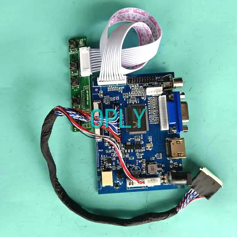 

LCD Display Screen Controller Driver Board Fit LTN156HT01 N156HGE 1920*1080 15.6" AV VGA DIY Kit LVDS 40-Pin HDMI-Compatible