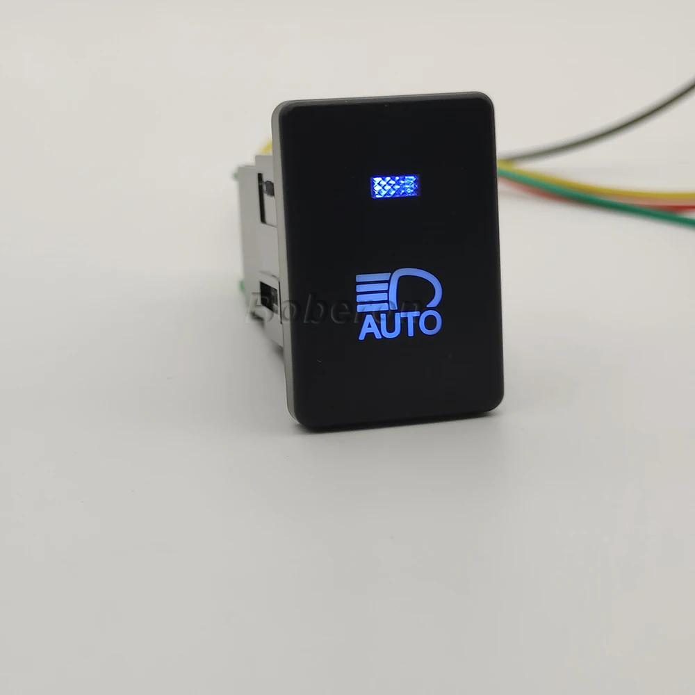 Автомобисветильник Светодиодная лампа DRL BSM кнопка переключения с проводом