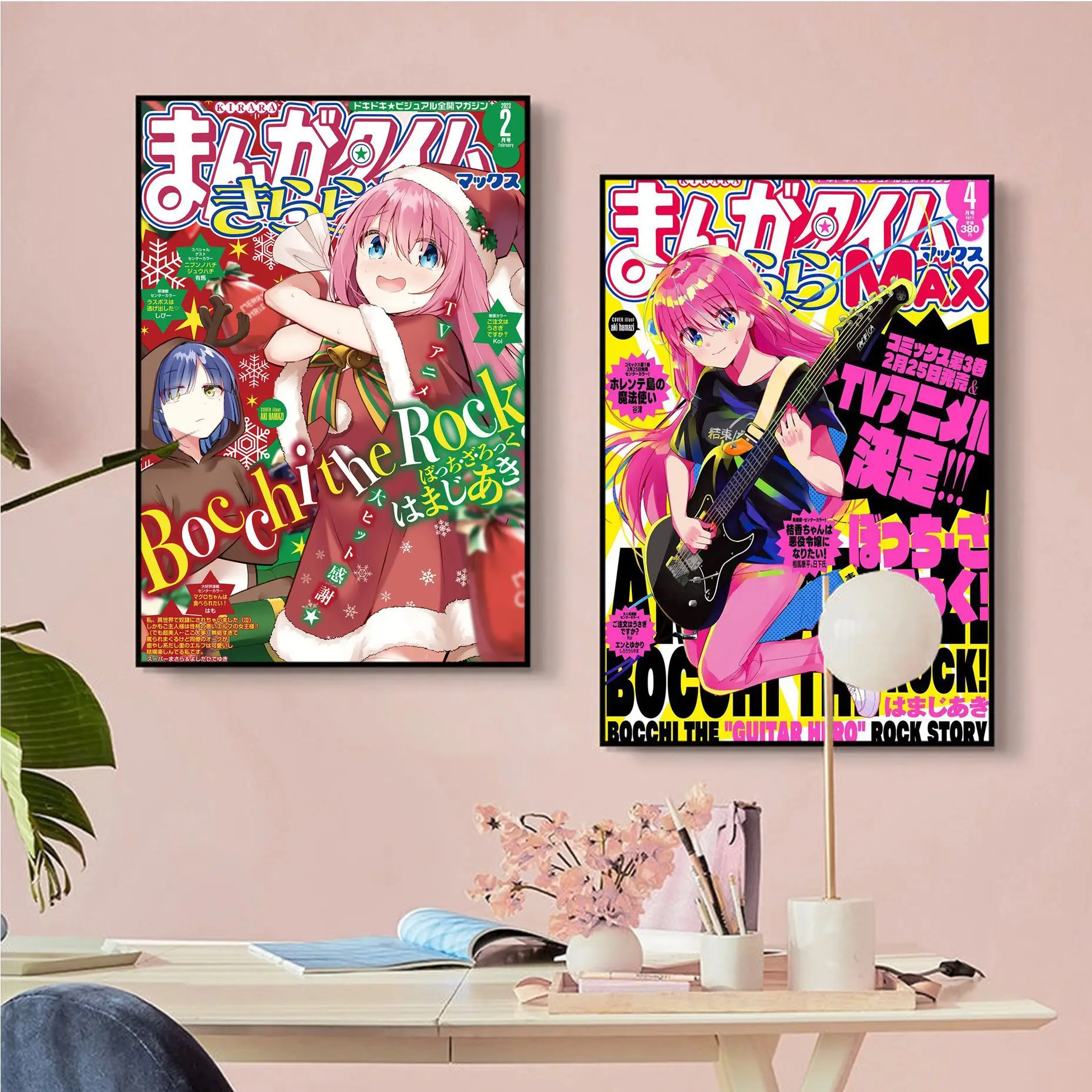 

Anime BOCCHI THE ROCK Classic Movie Posters HD Quality Wall Art Retro Posters For Home Posters Wall Stickers