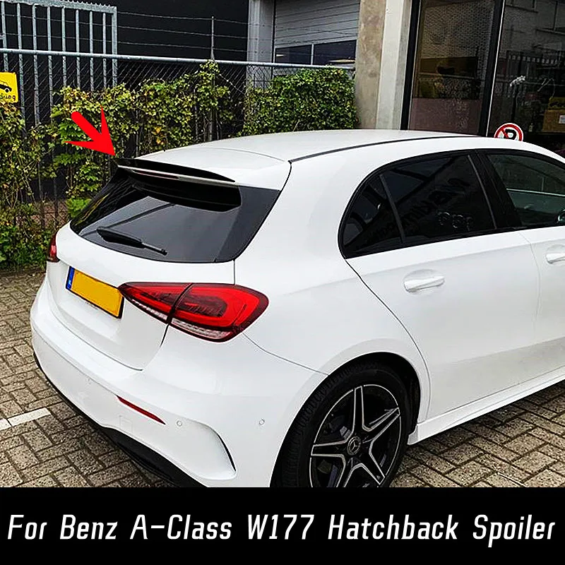 

For 2019-2021 Mercedes Benz A Class W177 Hatchback A180 A160 A200 A220 A250 A35 A45 Carbon Rear Roof Trunk Lid Car Spoiler Wings