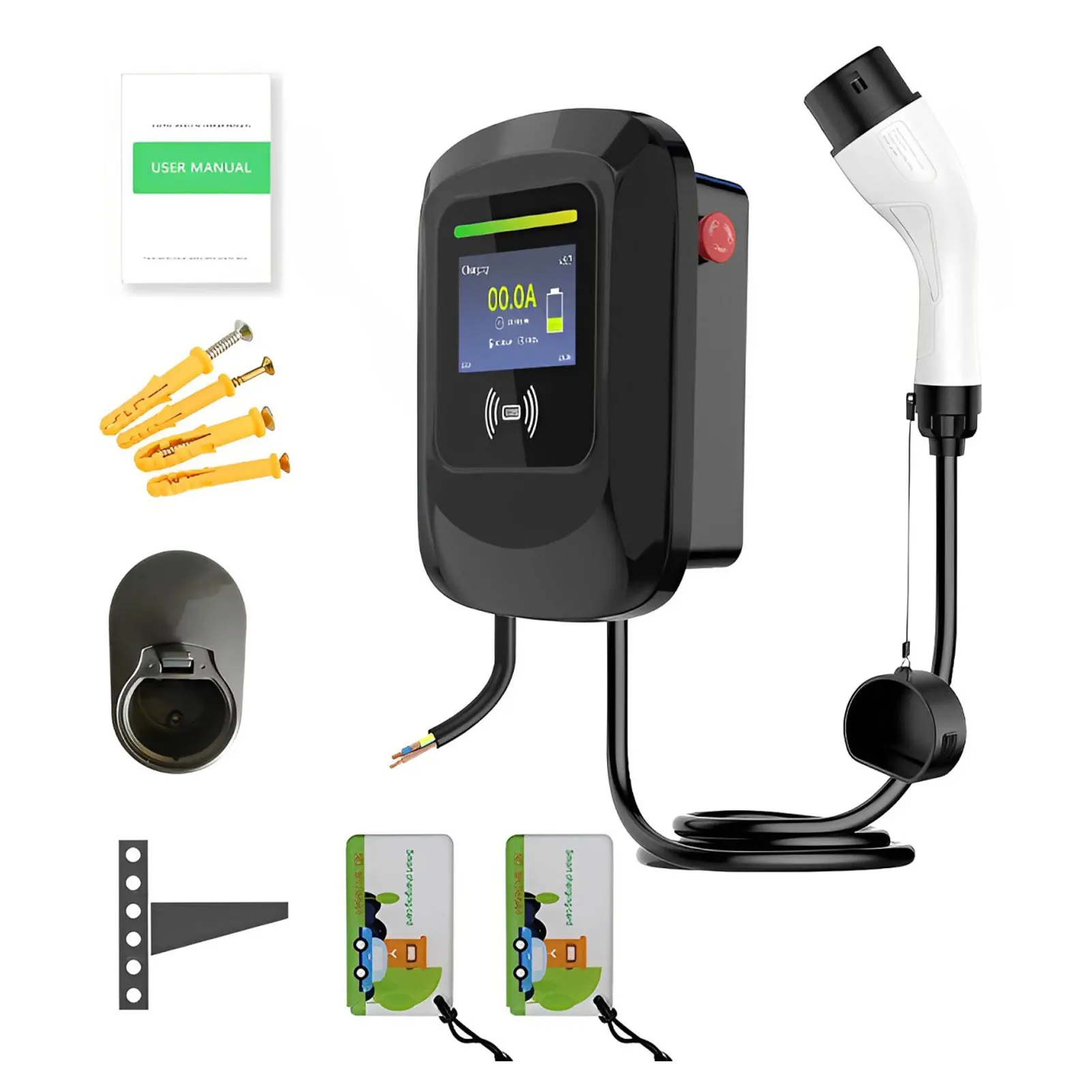 Зарядное устройство для электромобилей Wallbox 5 м 7 кВт/7 6 кВт регулируемая зарядная