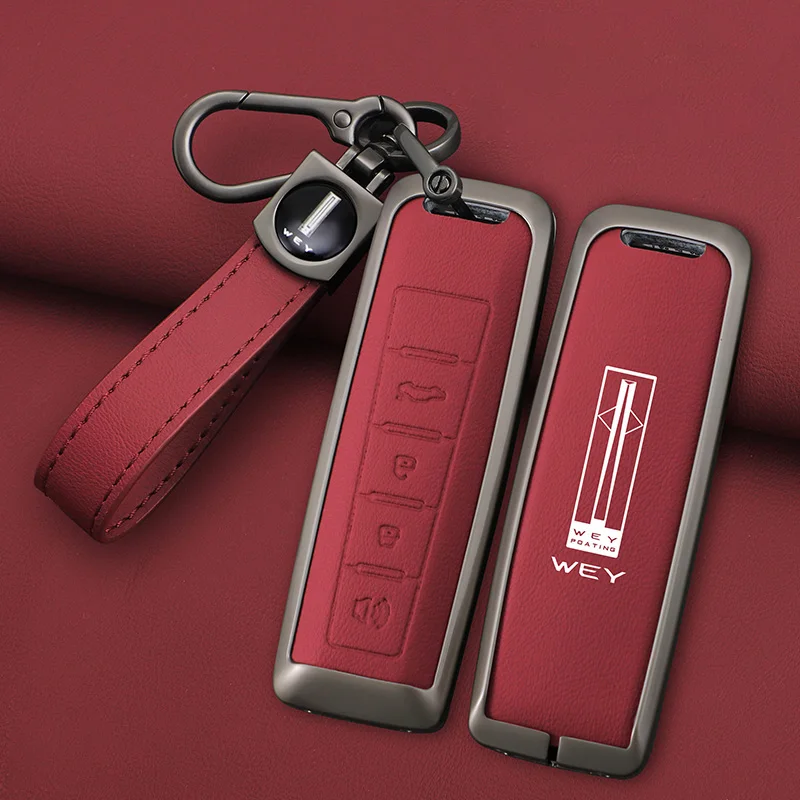 

Чехол для дистанционного ключа автомобиля, защитный чехол для Wey Coffee 01 Tank Tank300, автобрелок из сплава, аксессуары для интерьера