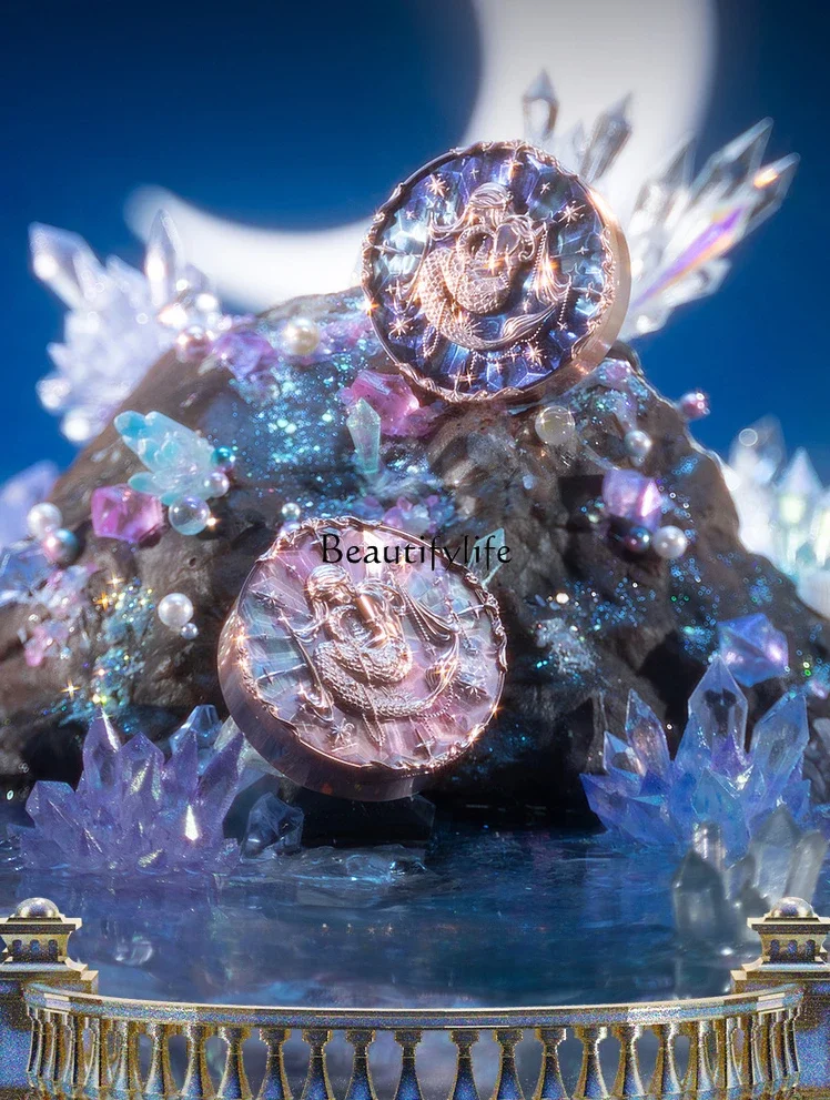 Пудра Huadu с лунным свечением контроль жирности русалки и водонепроницаемая