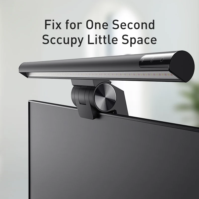 baseus led desk lamp dimmable office computer eye caring table lamp for study reading screen monitor hanging light bar free global shipping