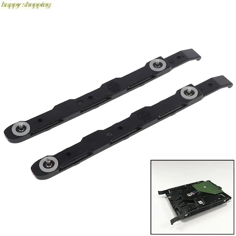 

2 x Plastic Chassis Hard Drive Mounting Rails for Cooler Master 3.5" HDD Bracket With Left & Right SATA SSD Computer connectors