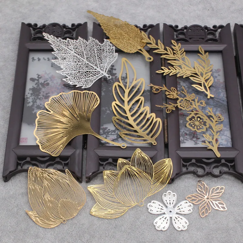 

DIY Traditional Bride Phoenix Crown Hairband Fringed Step Shaking Pendant Lotus Flowers Leaves Branches Bookmark Accessories