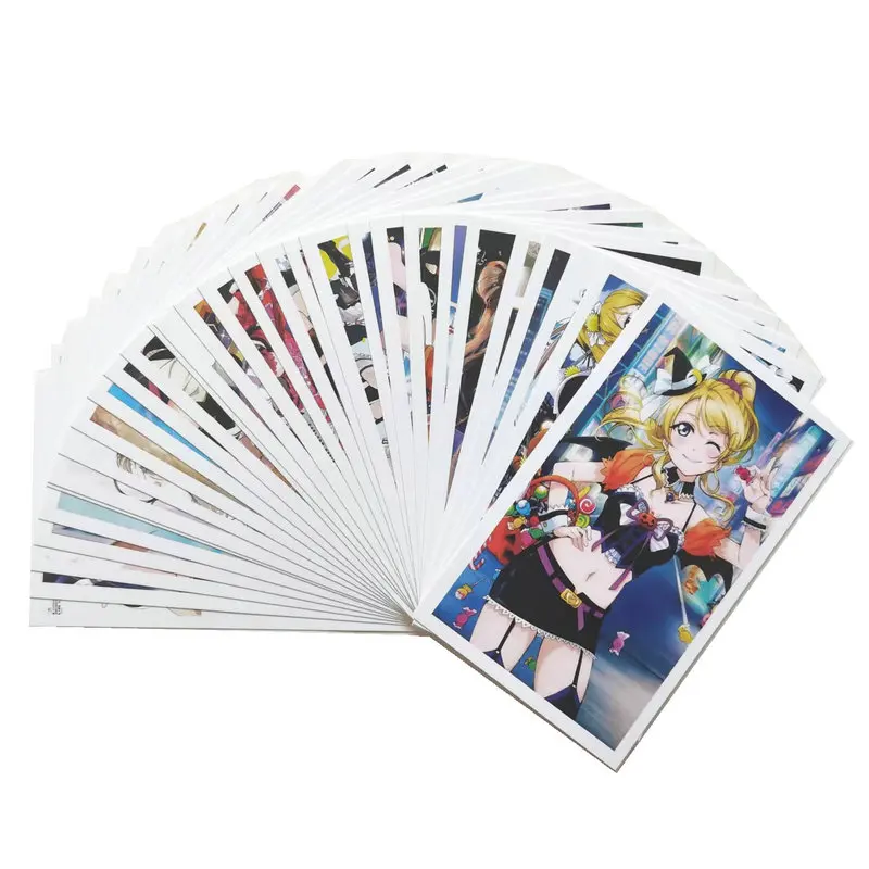 30pcs Love Live Anime Cards Postcard Greeting Card Message Card Christmas Gift Toys for Children