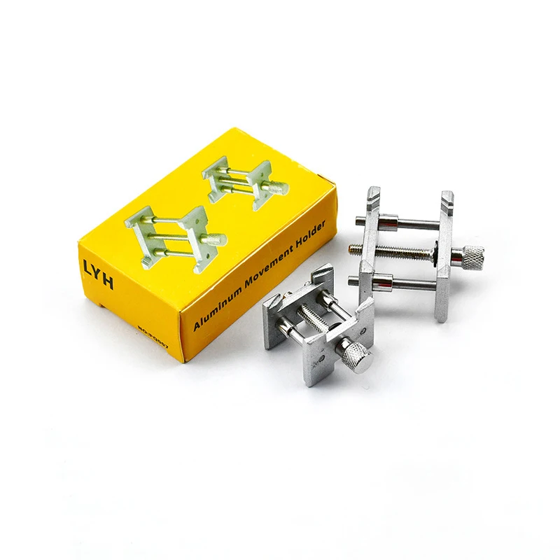2Pcs General Watch Movement Holder Fit Holding Clamping Watch Movement Fixed Base Multi Function for Watchmaker Watch Clamp