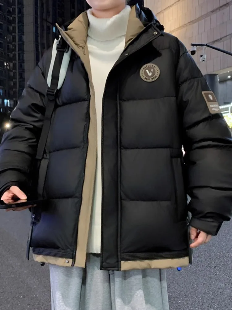 Молодежное пальто на хлопковой подкладке верхняя одежда новинка 2024 красивый