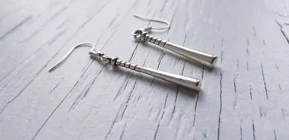 

New Products Hot Selling Fashion Trend Jewelry Simple Natural Style Baseball Bat Jewelry Pendant Earring Jewelry