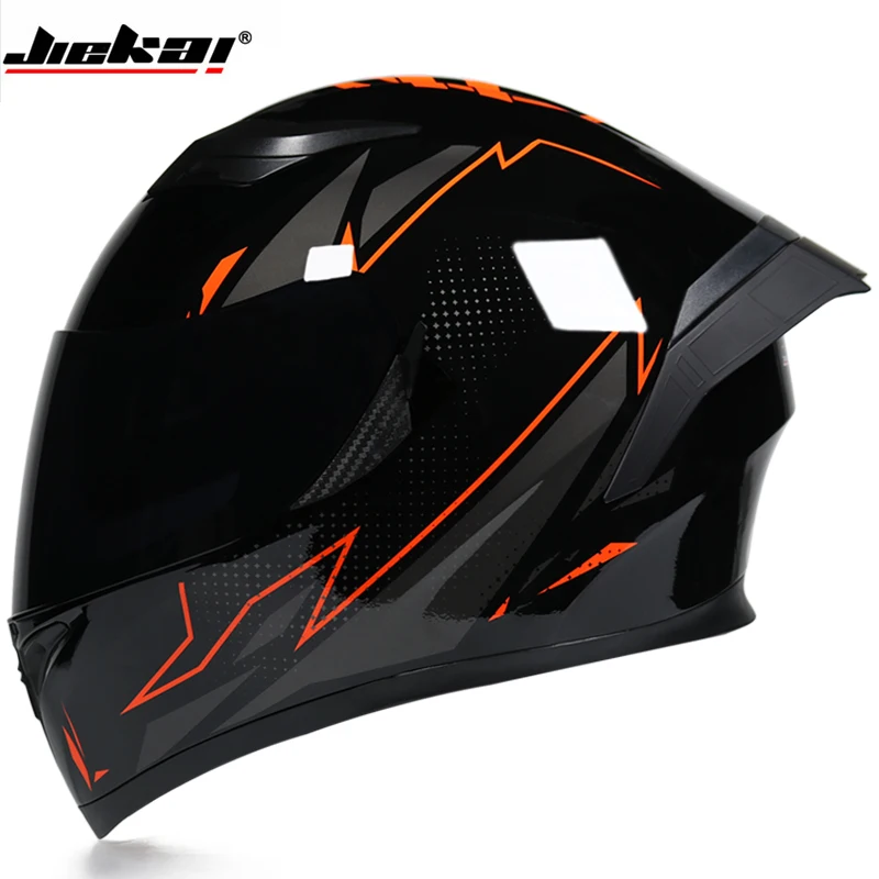 

Motorcycle Helmets Safety Full Face Dual Lens Racing Helmet Strong Resistance Off Road Helmet DOT Approved