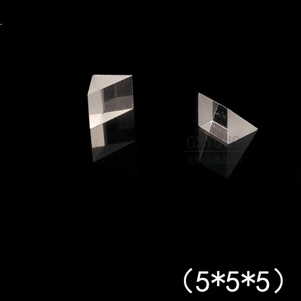 Оптический лазерный отражатель 5*5*5 мм призма прямоугольный внешний большая
