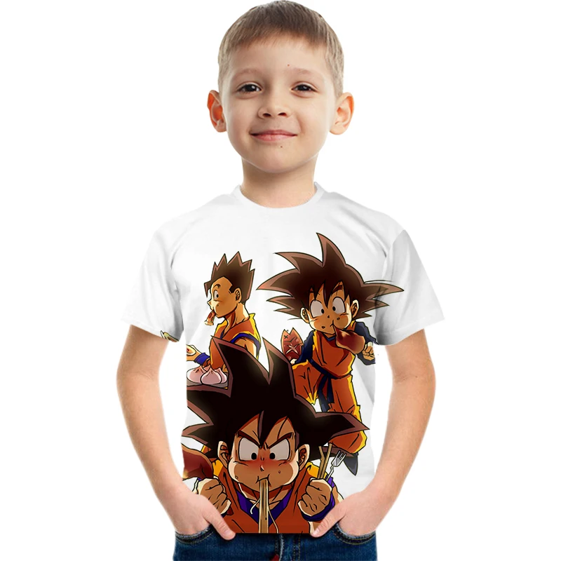 

Children Top Kawaii 3D Printing 2022 New Summer New Products Tees Harajuku Fashion Outdoor Cartoon Pattern T-Shirts Kids 4-14T
