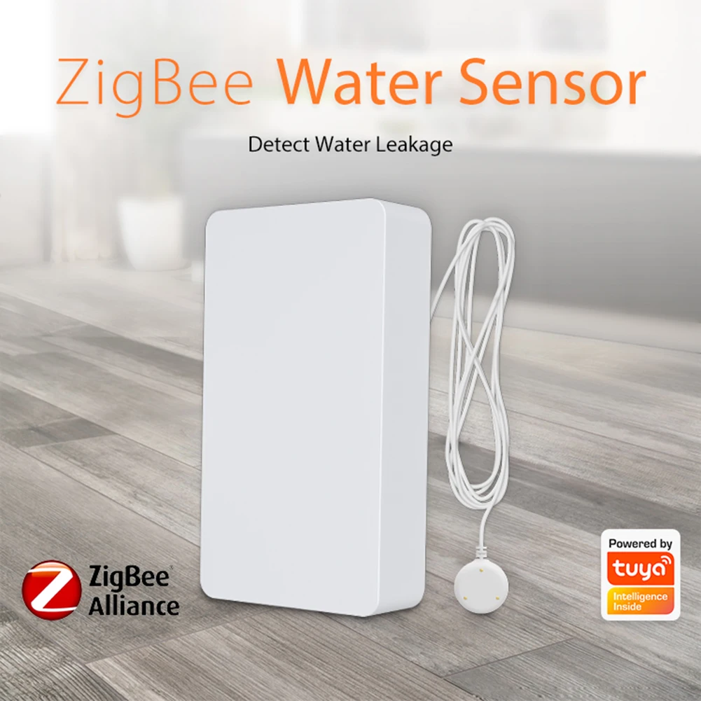 

Датчик утечки воды Tuya ZigBee, 2,4 ГГц, с ДУ