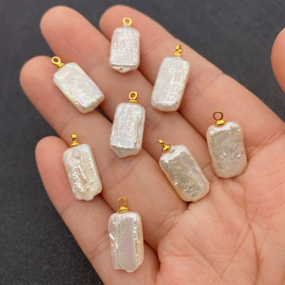 

1pcs Fashion Necklace Pendant Baroque Pearl Bead High Quality Jewelry Making DIY Charm Earring Bracelet Accessories Supplies