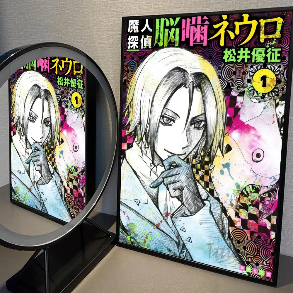 Японское аниме Majin Tantei Nougami Neuro Manga постер настенное искусство домашний декор
