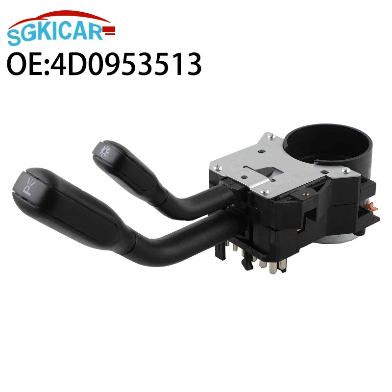 

4D 0953513 Переключатель фар, переключатель стеклоочистителя, переключатель индикатора рулевого управления 4D0 953 513 для VW Seat Skoda Audi V6 A4 B5 A6 4B C5