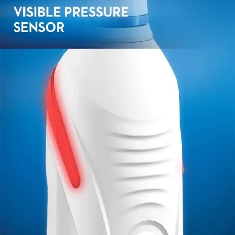 Фото Электрическая зубная щетка Oral B Pro 4000, перезаряжаемая, 3D видимый датчик давления, 4 режима, звуковая зубная щетка для взрослых, чистка полости рта №3