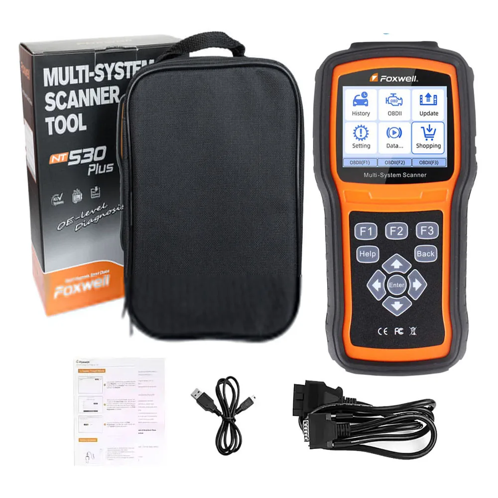 

Foxwell NT530 PLUS WIFI — универсальный автомобильный диагностический сканер OBD2 для Nissan, Porsche, Ford, BMW, Benz, Chrysler + 1 программное обеспечение