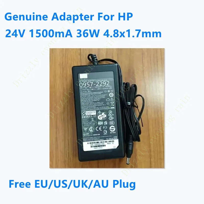 Оригинальный блок питания 24 В 1500 мА 1 5 А 36 Вт 0957-2292 0957-2483 адаптер переменного тока