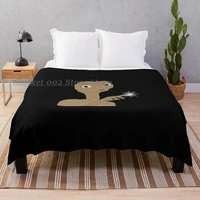 quilt blanket luxury throws rug bed throw et extra terrestrial illustration sticker throw blanket