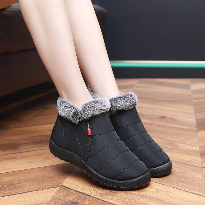 Теплые зимние ботинки на толстом флисе для мальчиков и девочек износостойкие