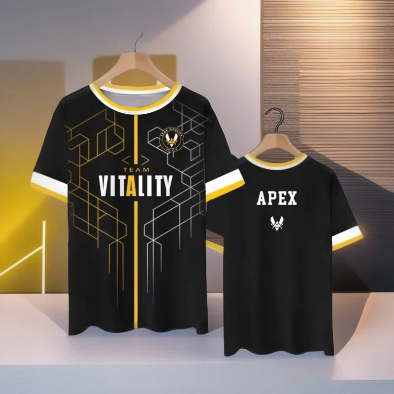 Футболка France Vitality Esports Game Zywoo CSGO для женщин и мужчин большие топы с 3D принтом