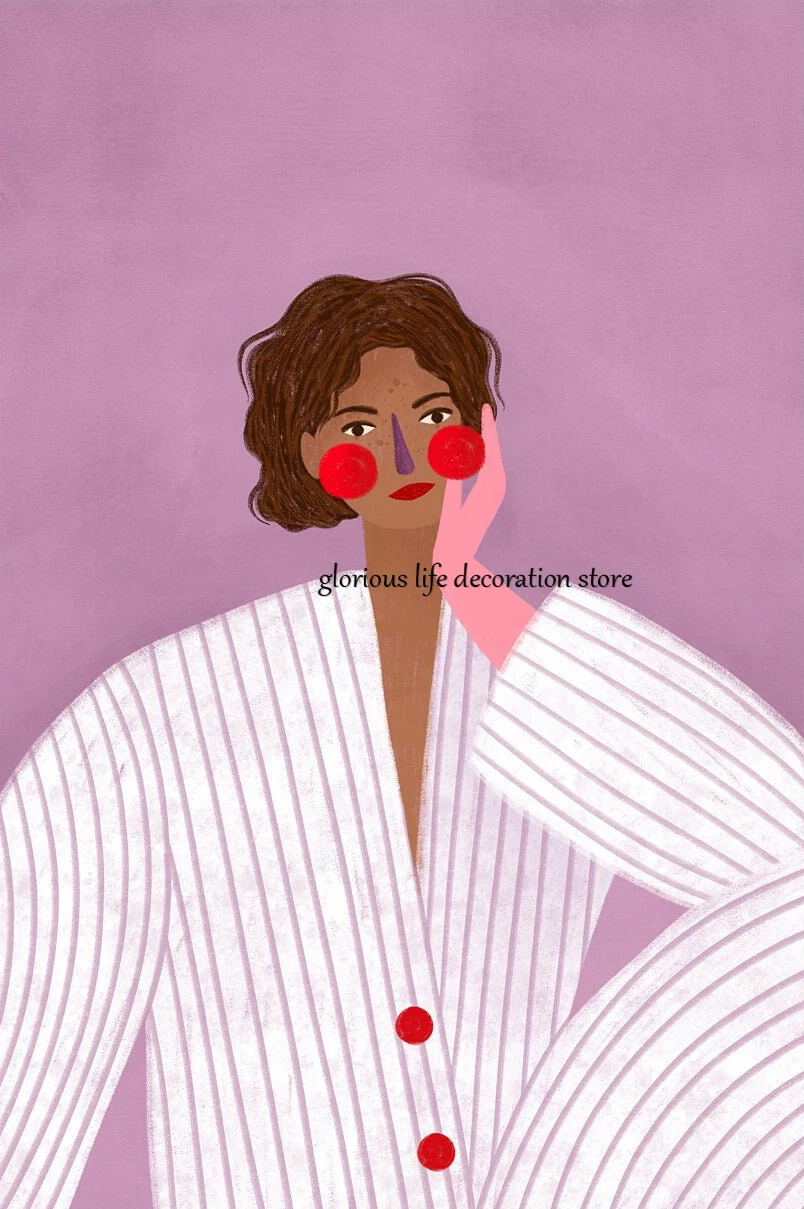 

Скандинавский абстрактный полосатый кривая женщина, современный минималистичный портретный постер и принт, холст, картина, настенная картина для комнаты, домашний декор