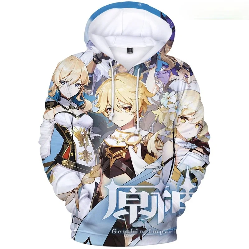 

Genshin Impact Hoodie Sweatshirt Men Hip Hop Thin Hoodie for Teens Boys Girls Pullover Hiphop Genshin Impact Anime Hoodies