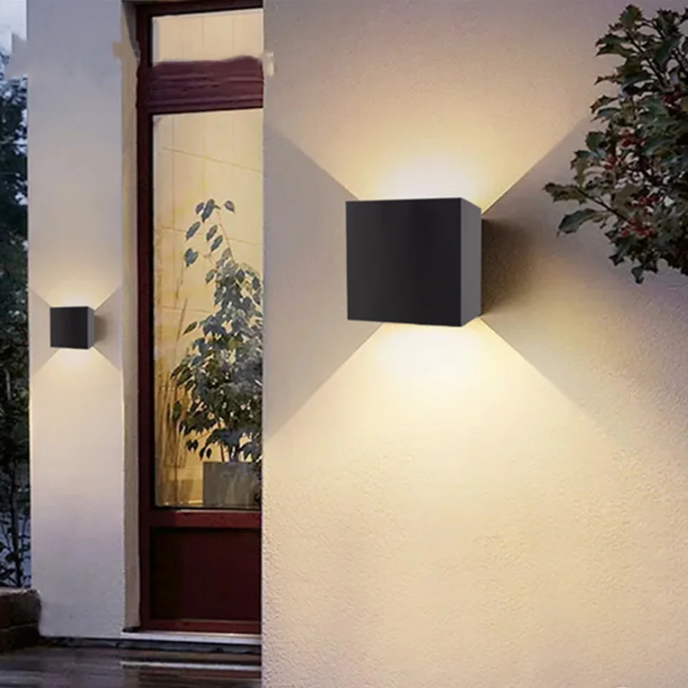 

12W 6W LEDWall Lamp Outdoor Waterproof IP65 LED Wall Lamp Modern Wall Light Indoor Sconce Decorative lighting Porch Garden Light