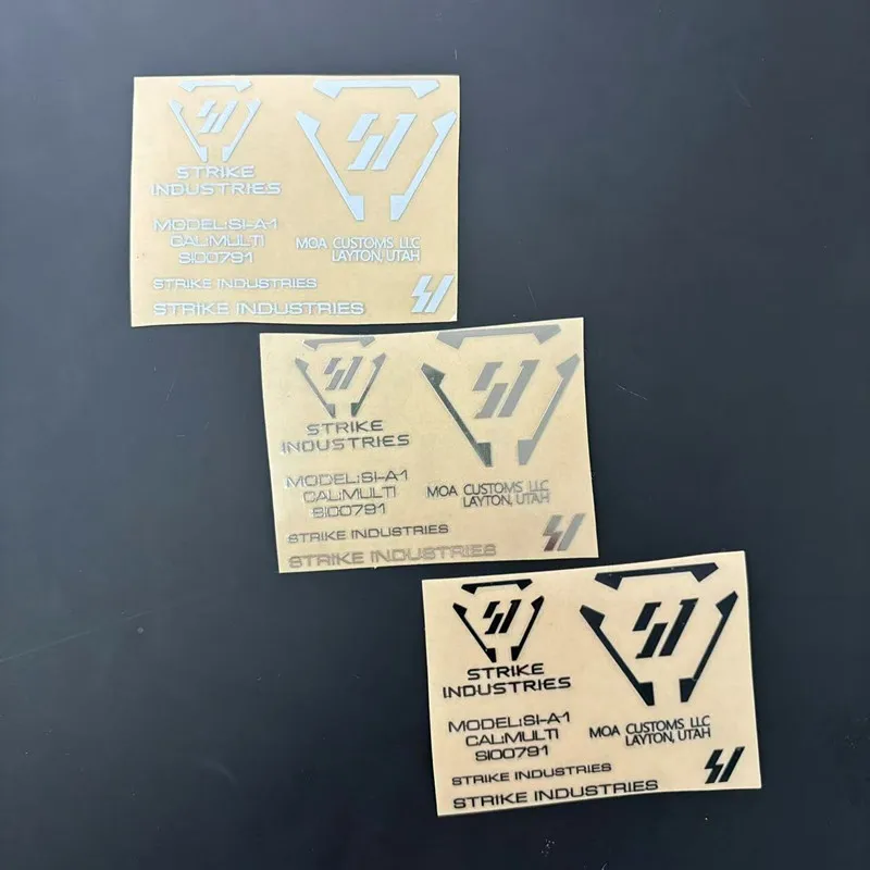 SI Металлическая наклейка Белый Черный DIY Украшение MK18 New Weill G36 Jinming M4 Гелевой шар