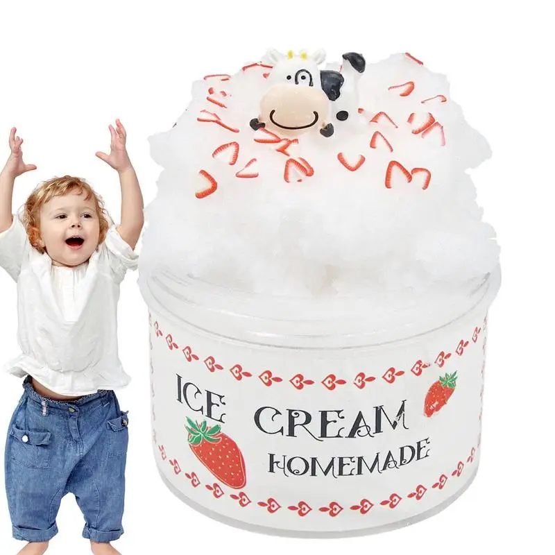 

Cloud Cupcake 3.3oz Mini Butter Cartoon Stretchy Party Favors Non-sticky DIY Fluffy With Toy Decor