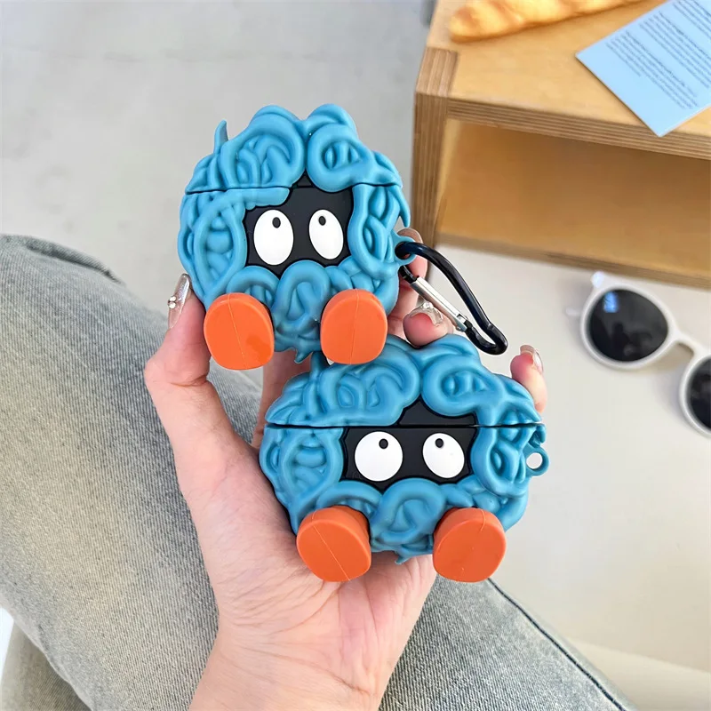 

For Airpods 1/2 Case,Cute Hanging Vine Monster Case For Airpods Pro Case,Silicone Earphone Cover For Airpods 3 Case 2021